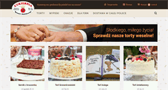 Desktop Screenshot of cukiernia-radzikowski.pl